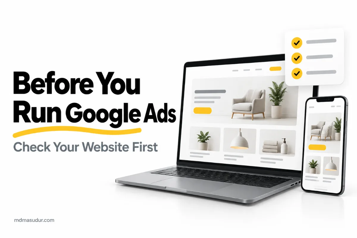 Before Running Google Ads, Check Your Website With These 10 Points